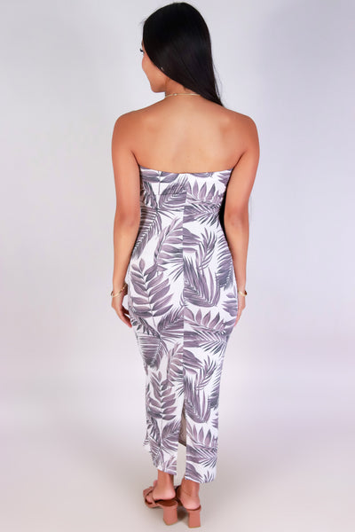 Jeans Warehouse Hawaii - TUBE LONG PRINT DRESSES - YOU BELONG TO ME TUBE DRESS | By PAPERMOON/ B_ENVIED