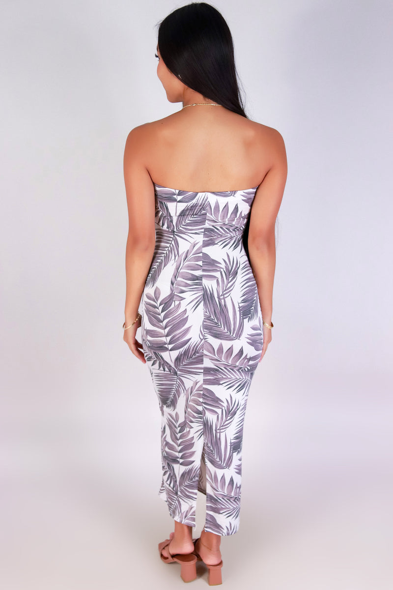 Jeans Warehouse Hawaii - TUBE LONG PRINT DRESSES - YOU BELONG TO ME TUBE DRESS | By PAPERMOON/ B_ENVIED
