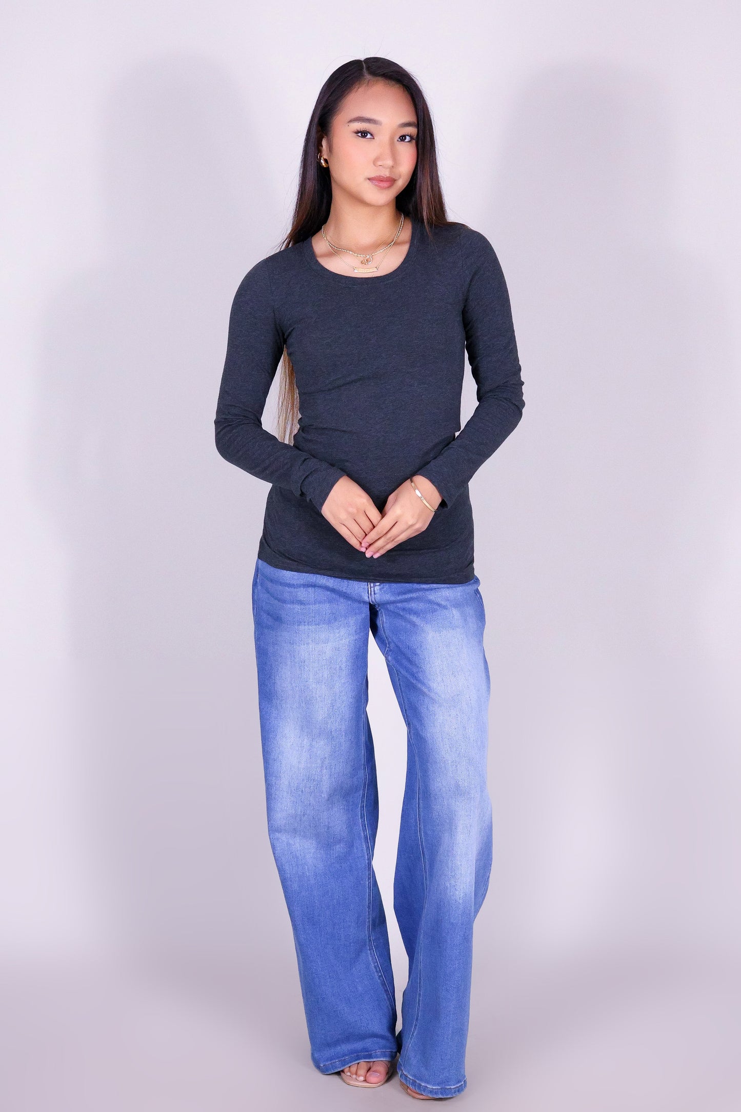 JUST A CUTIE LONG SLEEVE TOP