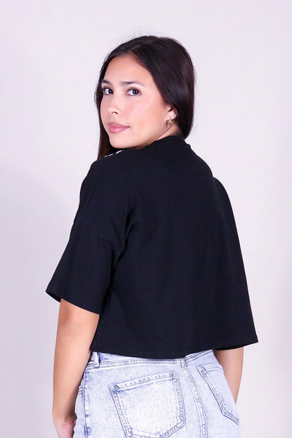 PLUMERIA LEI CROP TEE