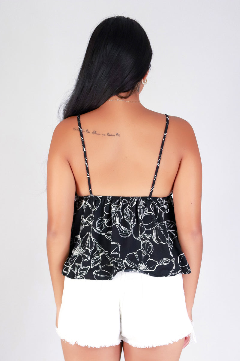 WILDFLOWER WONDER BABYDOLL TOP