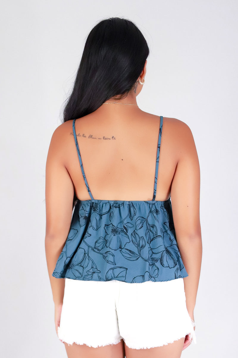 WILDFLOWER WONDER BABYDOLL TOP