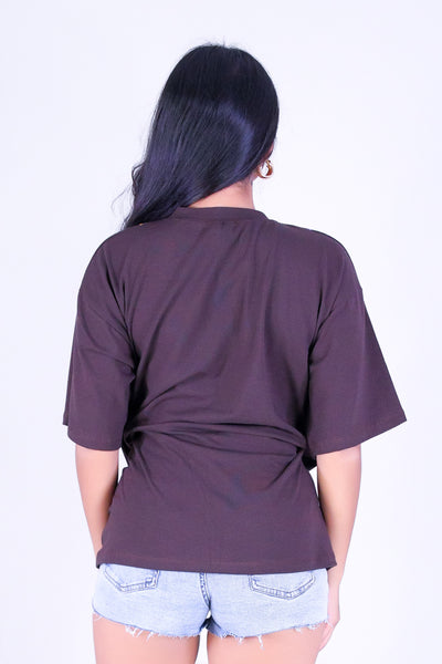 PUAKENIKENI CROWN FLOWER OVERSIZED TEE