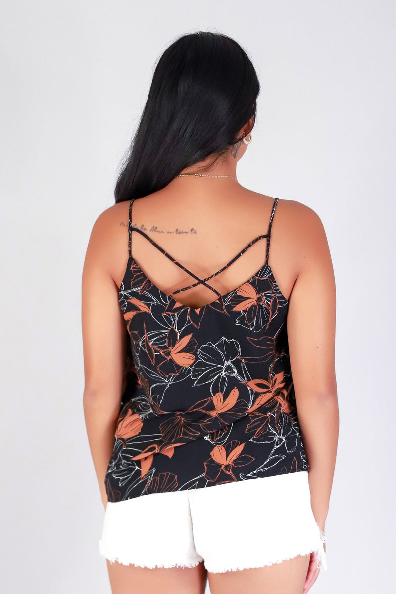 DRAWN TO BLOOM TOP