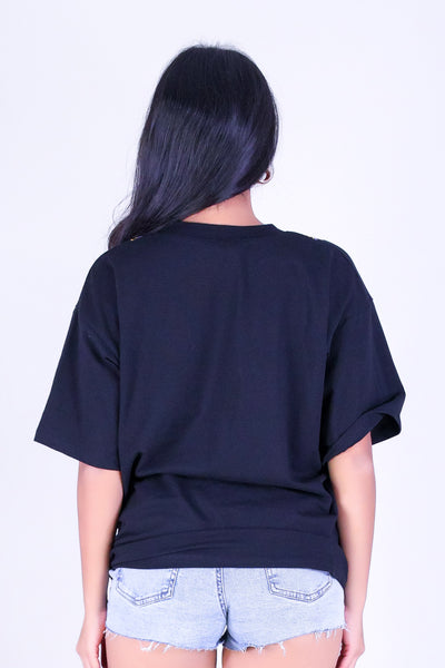 PUAKENIKENI CROWN FLOWER OVERSIZED TEE