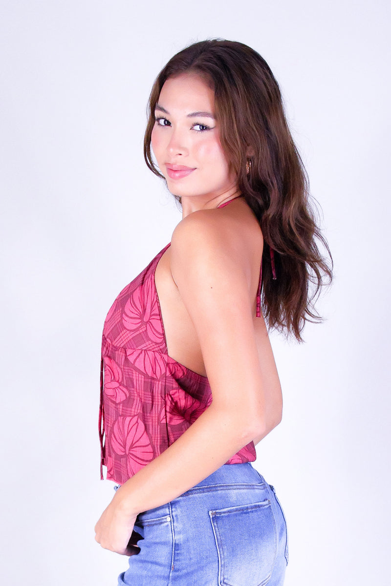 ANTHURIUM PALAKA FLYAWAY TOP