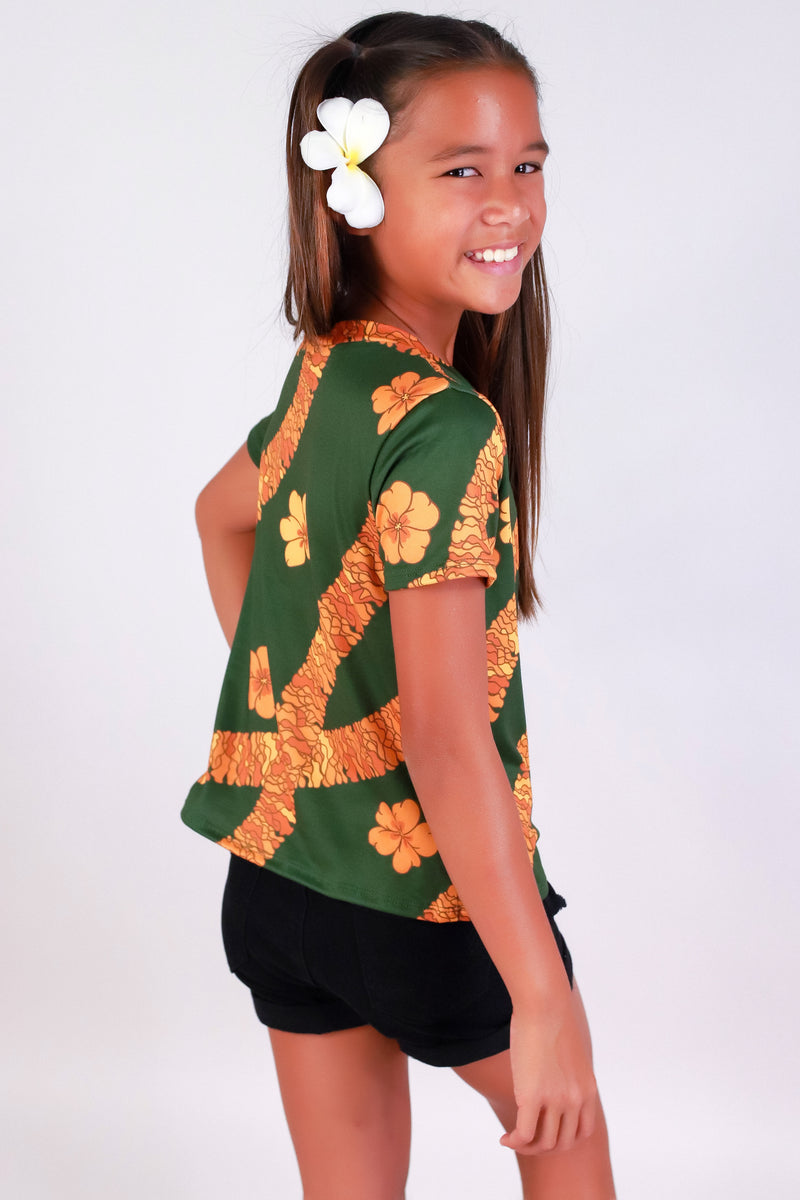 Jeans Warehouse Hawaii - S/S PRINT 7-16 - ILIMA TEE | KIDS SIZE 4-6X | By LUZ