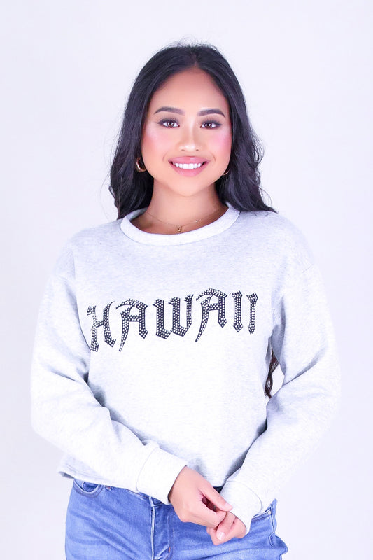 HAWAII RHINESTONES SWEATER