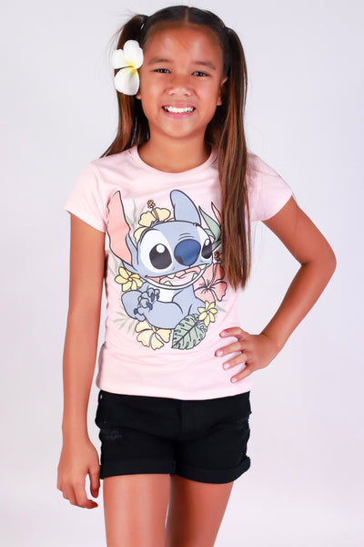 Jeans Warehouse Hawaii - S/S PRINT 7-16 - TROPICAL STITCH | KIDS SIZE 4-6X | By PENGUIN KIDS WEAR INC