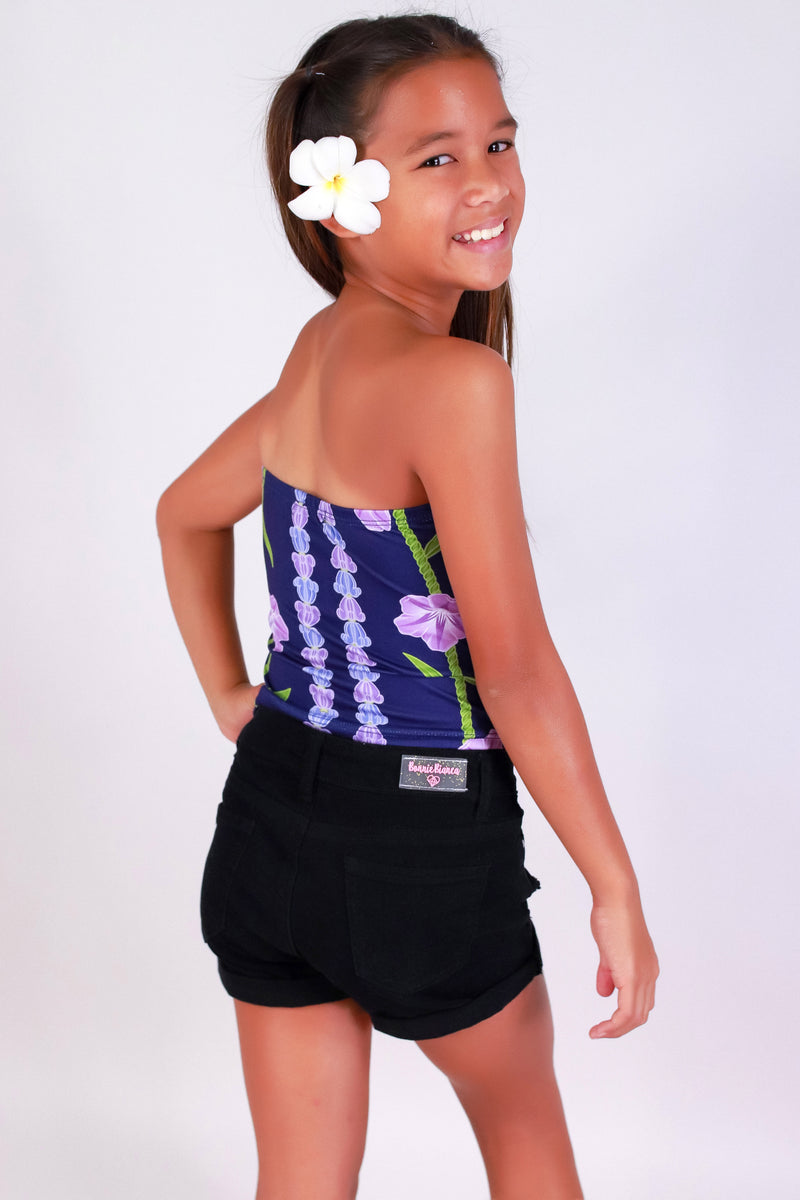 Jeans Warehouse Hawaii - S/L PRINT TOP 7-16 - POHUEHUE TUBE TOP | KIDS SIZE 4-6X | By LUZ