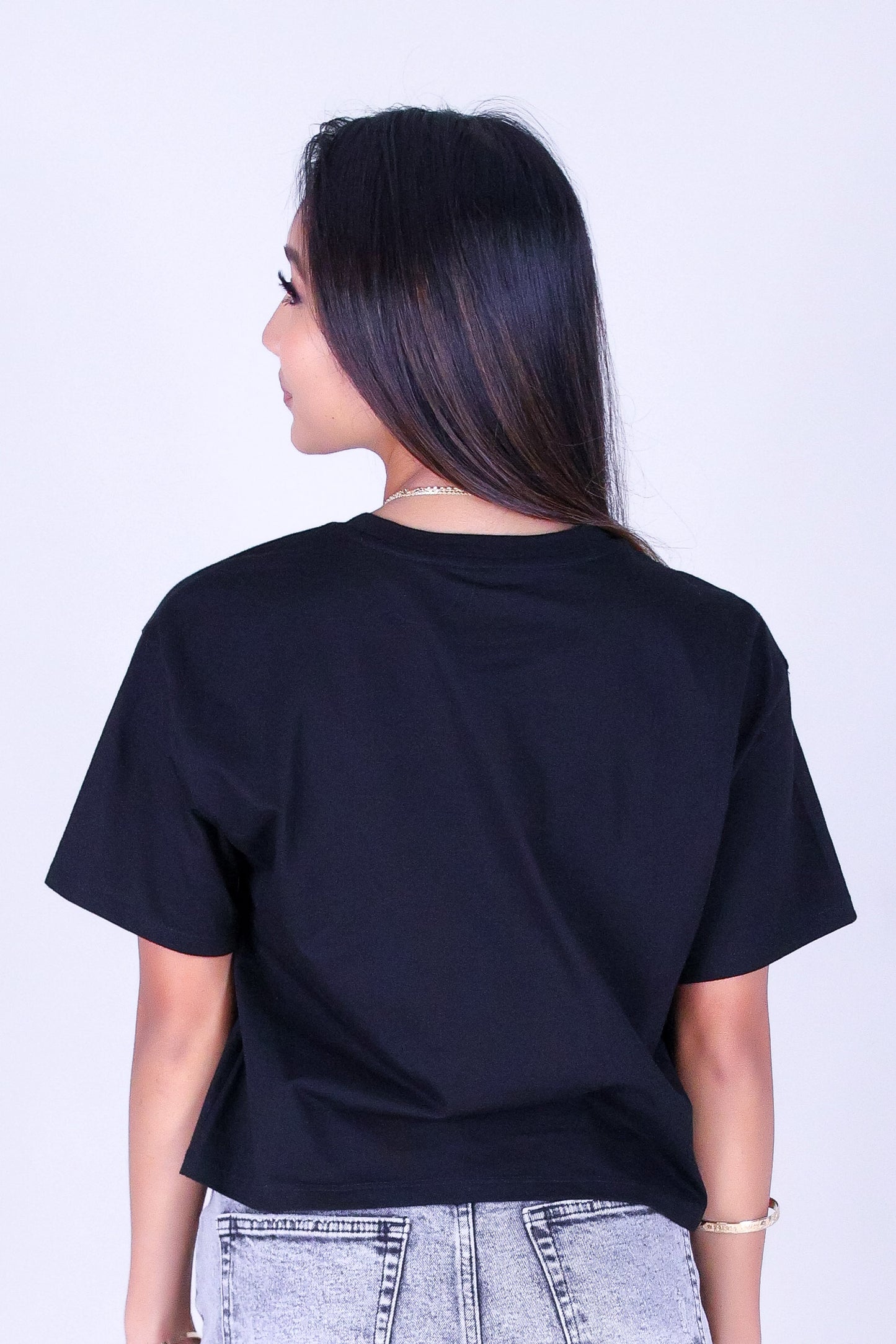 ALOHA PLUMERIA CROP TEE