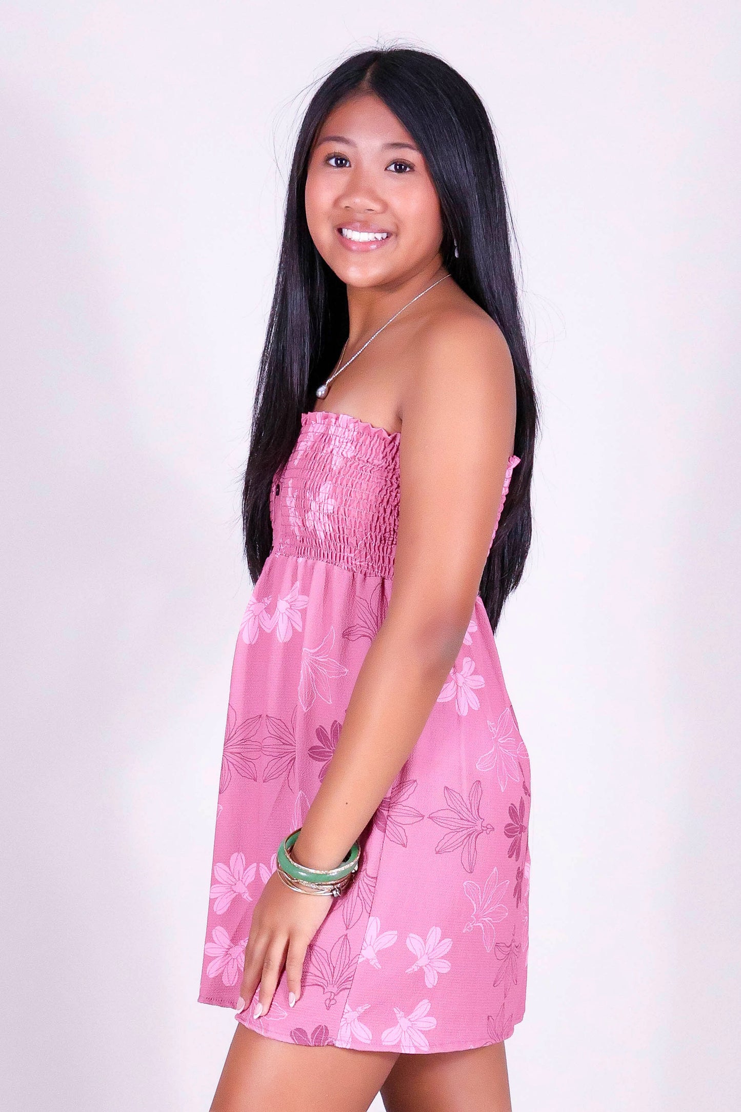 NAUPAKA SMOCKED BABYDOLL DRESS | KIDS SIZE 2-16