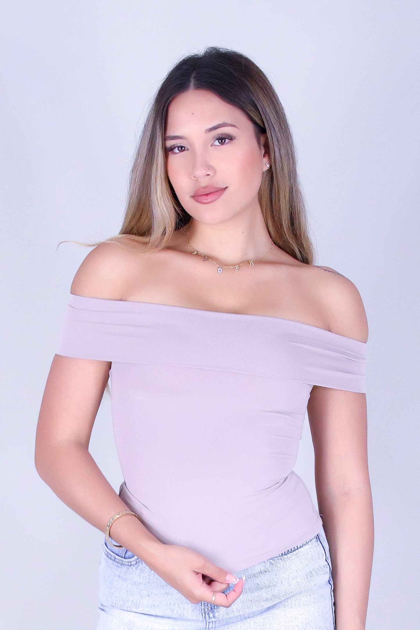 CITY CHIC OFF SHOULDER TOP