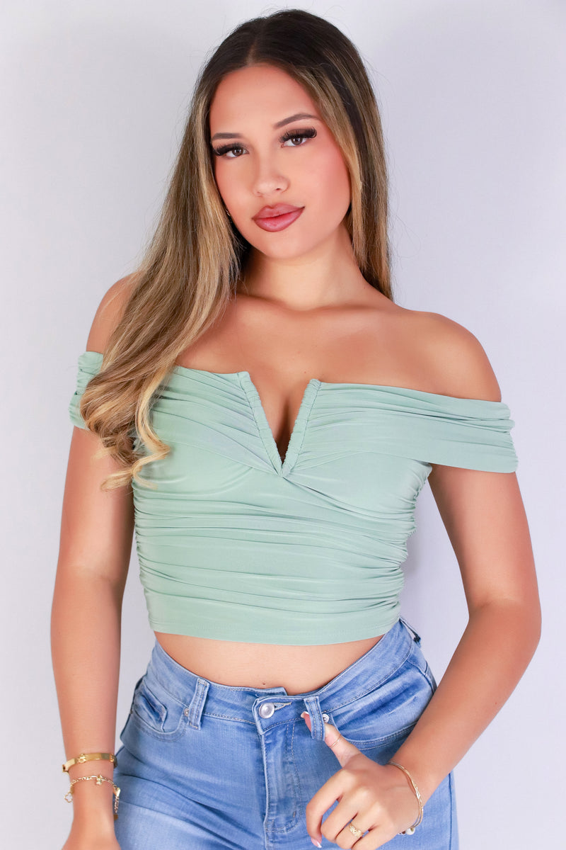 Jeans Warehouse Hawaii - SS CASUAL SOLID - SOFT WHISPER TOP | By MEEK DBA LAC BLEU
