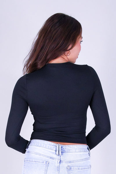 PRETTY BOLD LONG SLEEVE TOP