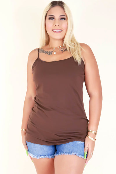 Jeans Warehouse Hawaii - PLUS BASIC SPAGHETTI TANKS - BASIC BEE TOP | By AMBIANCE APPAREL
