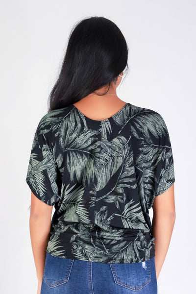 TROPICAL FLOW DOLMAN TOP