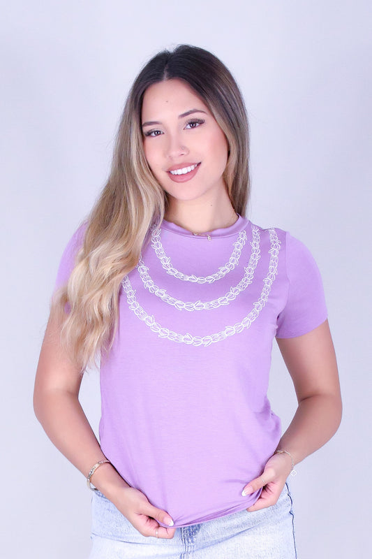 3 STRAND OUTLINE PIKAKE TEE