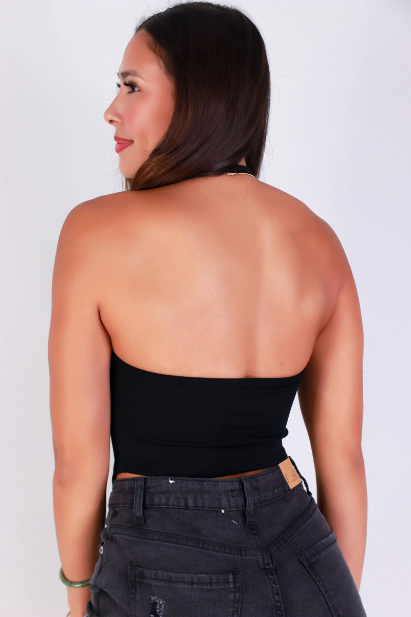 Jeans Warehouse Hawaii - SL CASUAL SOLID - ON THE GO HALTER TOP | By ANWND