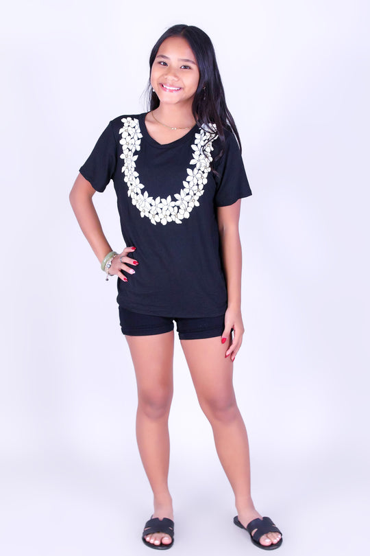 OPEN PUAKENIKENI PIKAKE LEI TEE | KIDS SIZE 2-16