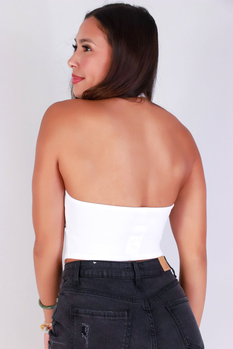 Jeans Warehouse Hawaii - SL CASUAL SOLID - ON THE GO HALTER TOP | By ANWND
