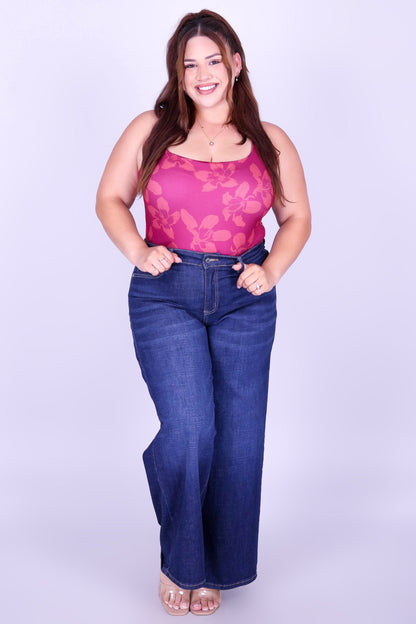 SILK FLOSS TREE FLOWER BODYSUIT