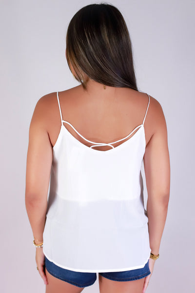 Jeans Warehouse Hawaii - TANK SOLID WOVEN DRESSY TOPS - EFFORTLESS EDIT TOP | By PAPERMOON/ B_ENVIED