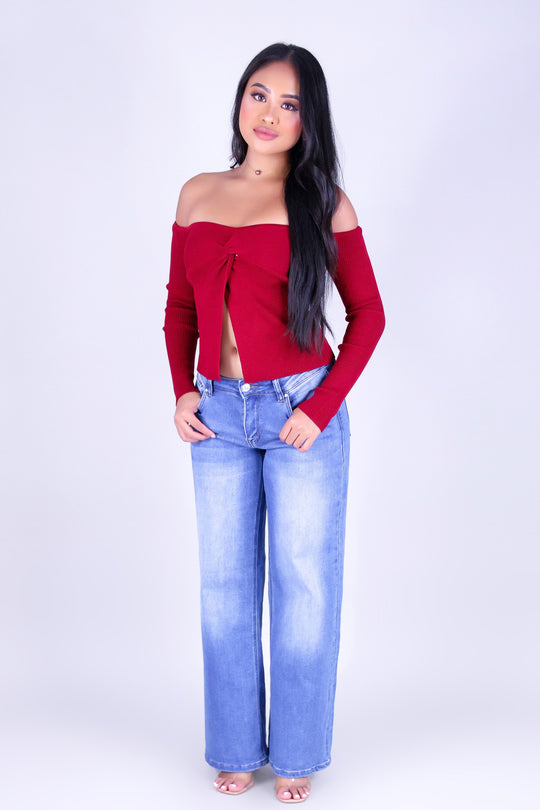 EFFORTLESS GLOW SWEATER FLYAWAY TOP