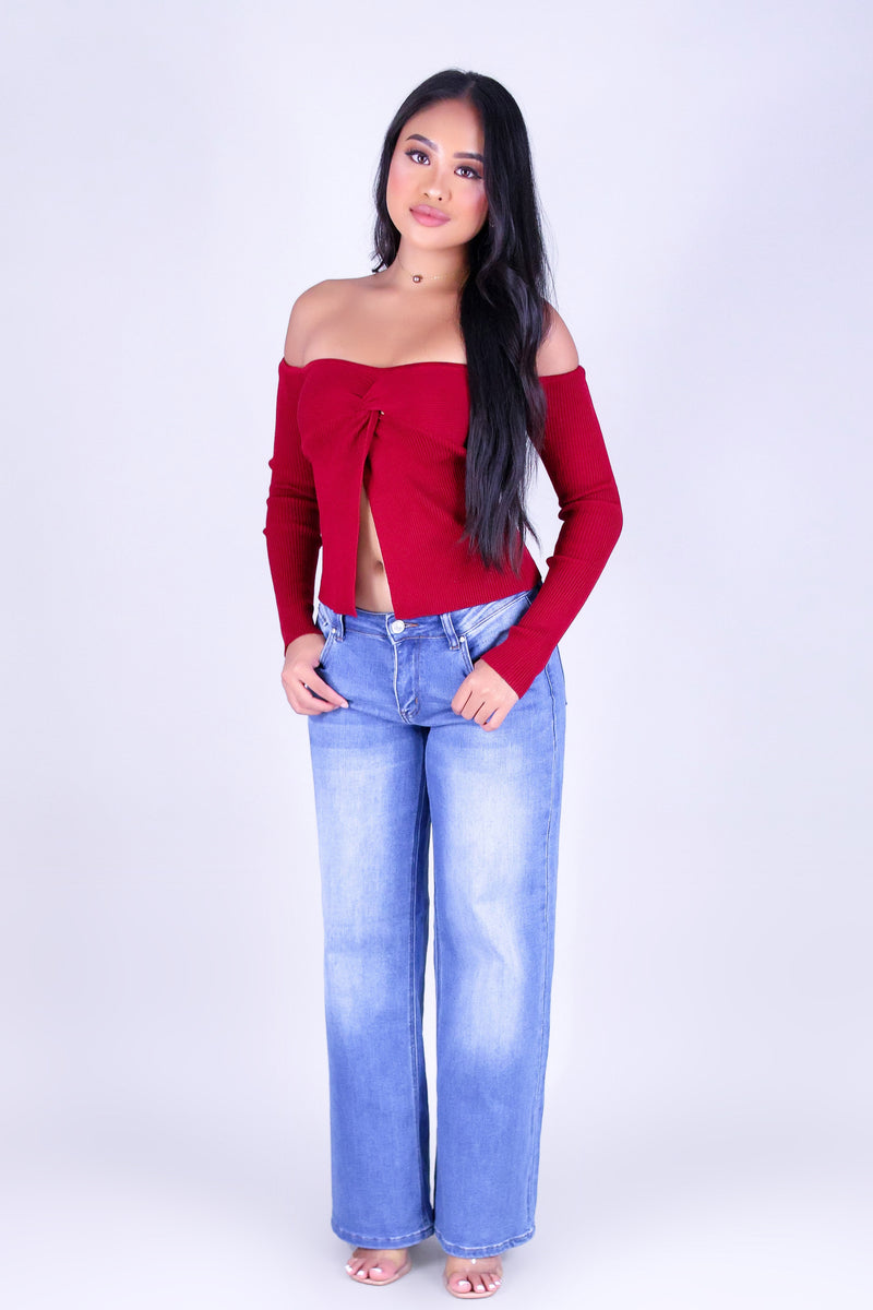 EFFORTLESS GLOW SWEATER FLYAWAY TOP