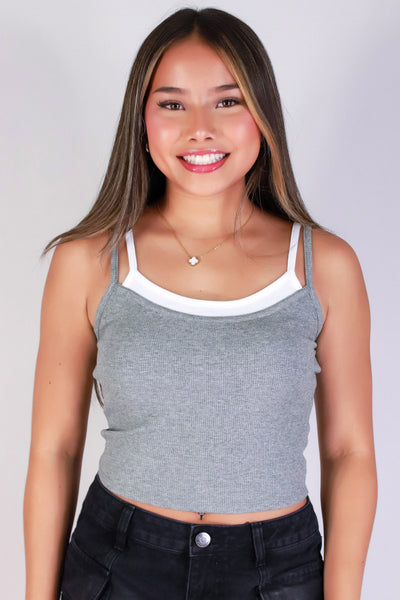 Jeans Warehouse Hawaii - SL CASUAL SOLID - DOUBLE TAKE TOP | By CRESCITA APPAREL/SHINE I