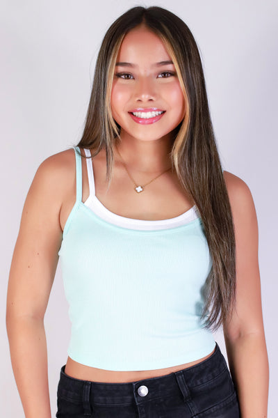 Jeans Warehouse Hawaii - SL CASUAL SOLID - DOUBLE TAKE TOP | By CRESCITA APPAREL/SHINE I