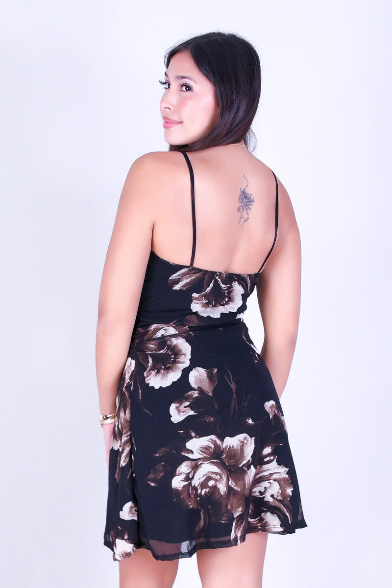 UNFORGETTABLE MESH MINI DRESS