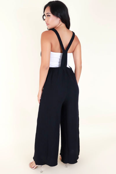 Jeans Warehouse Hawaii - SOLID CASUAL JUMPSUITS - IN DISCUSSION JUMPSUIT | By HYFVE