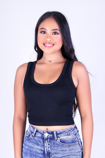 SCOOP ME UP CROP TANK