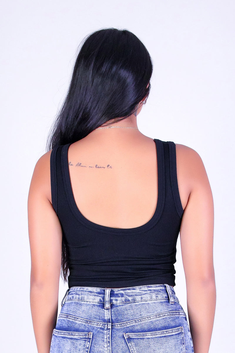 SCOOP ME UP CROP TANK