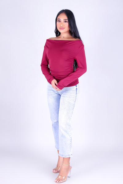 EMBRACE ME LONG SLEEVE TOP