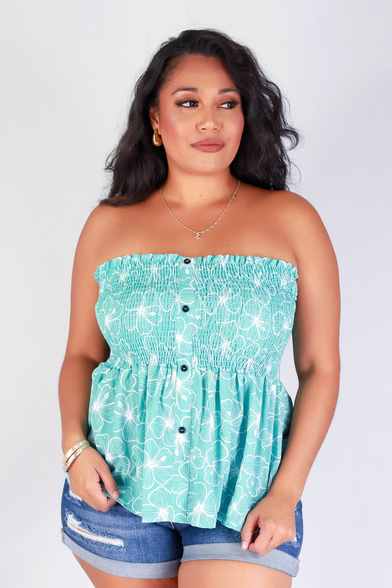 PUA ALOALO BABYDOLL TUBE TOP