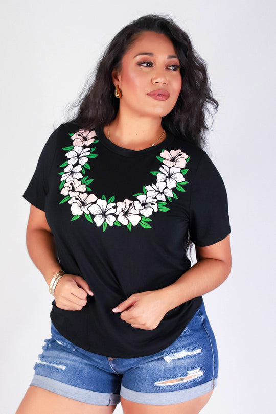 MULTI HIBISCUS LEI TEE
