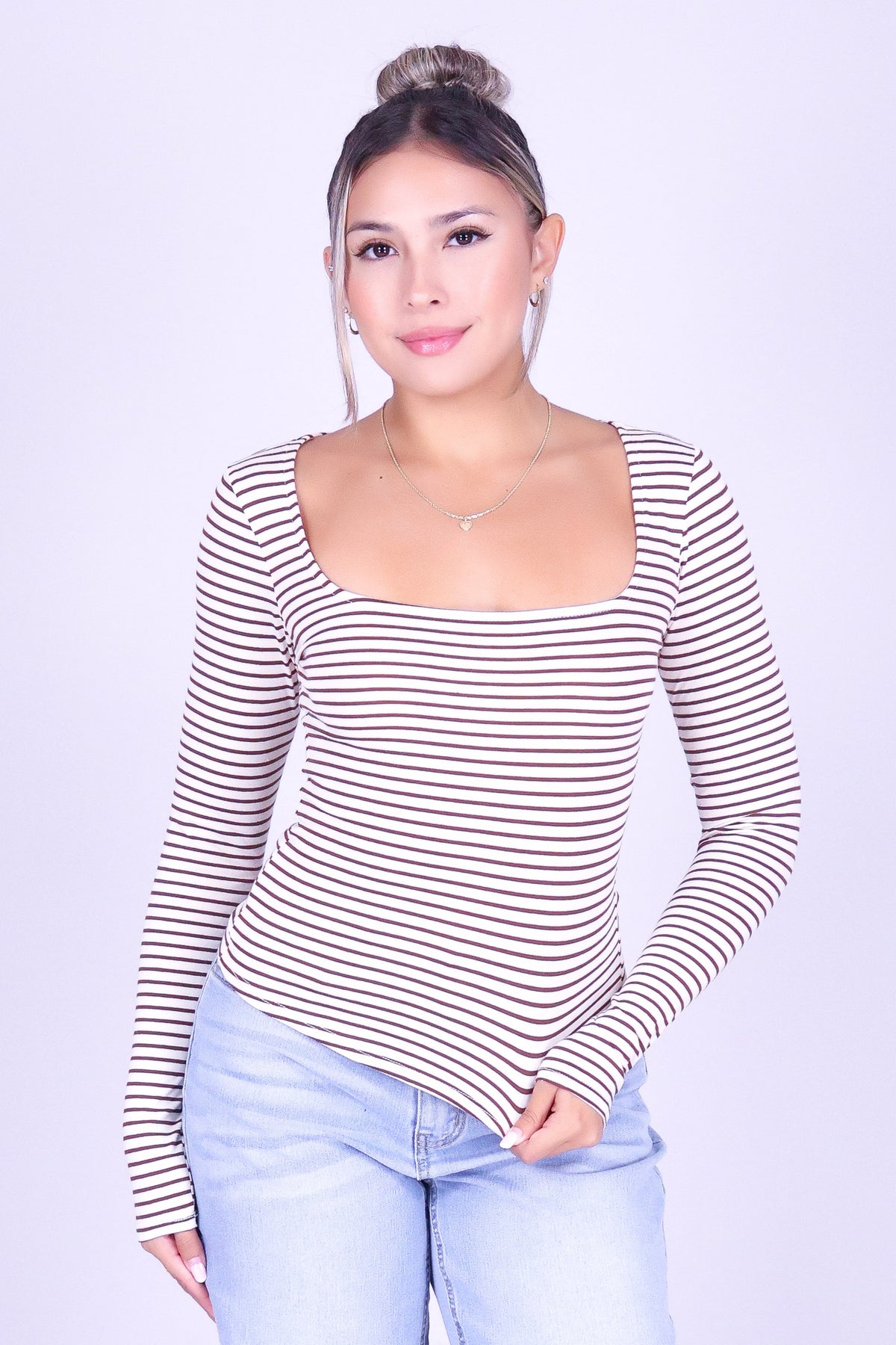 FOR A WHILE LONG SLEEVE TOP