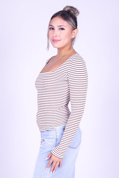 FOR A WHILE LONG SLEEVE TOP