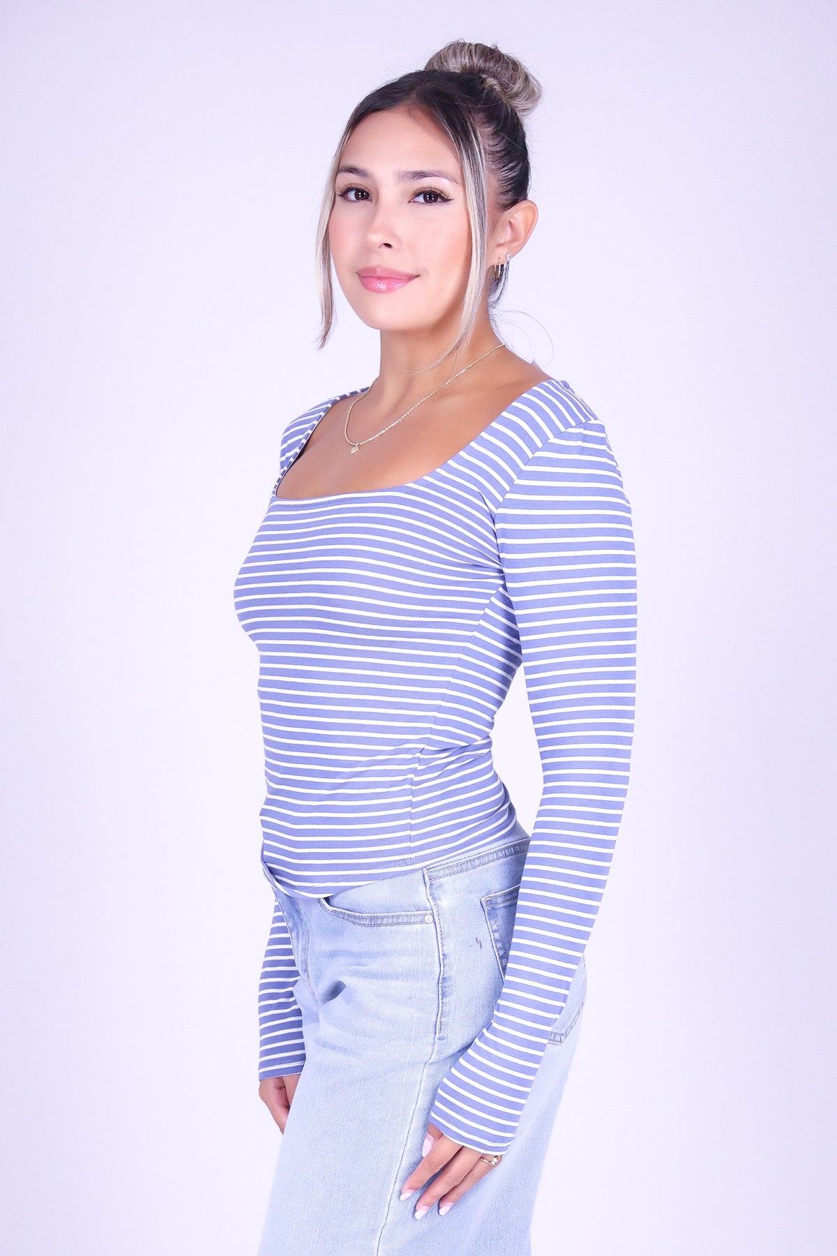 FOR A WHILE LONG SLEEVE TOP