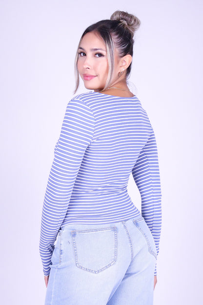FOR A WHILE LONG SLEEVE TOP