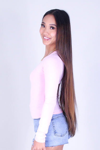 DAILY MUSE LONG SLEEVE TOP