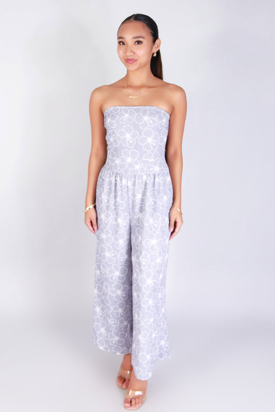 PUA ALOALO TIE BACK JUMPSUIT
