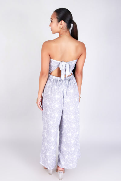 PUA ALOALO TIE BACK JUMPSUIT