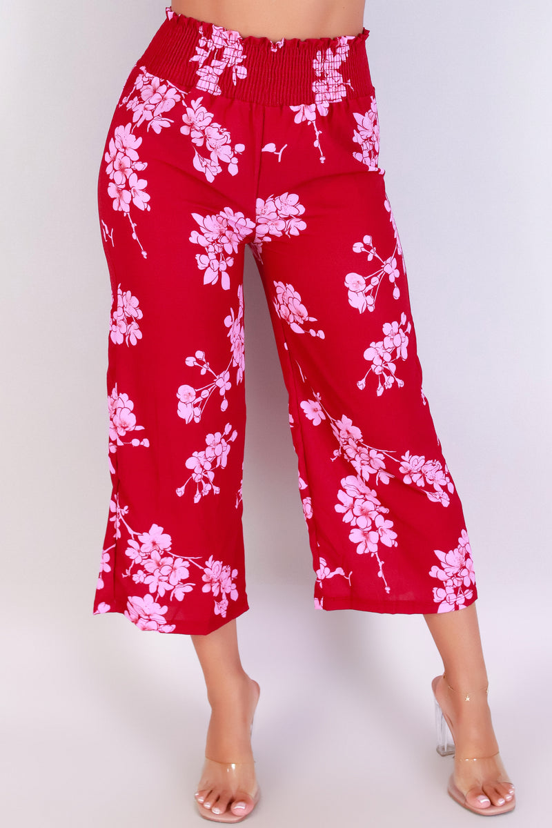 Jeans Warehouse Hawaii - PRINT WOVEN CAPRI&