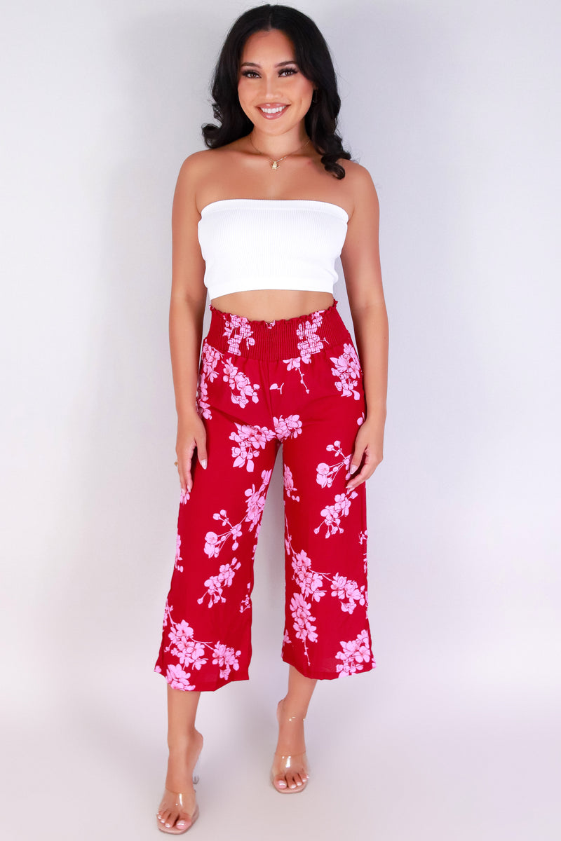 Jeans Warehouse Hawaii - PRINT WOVEN CAPRI&