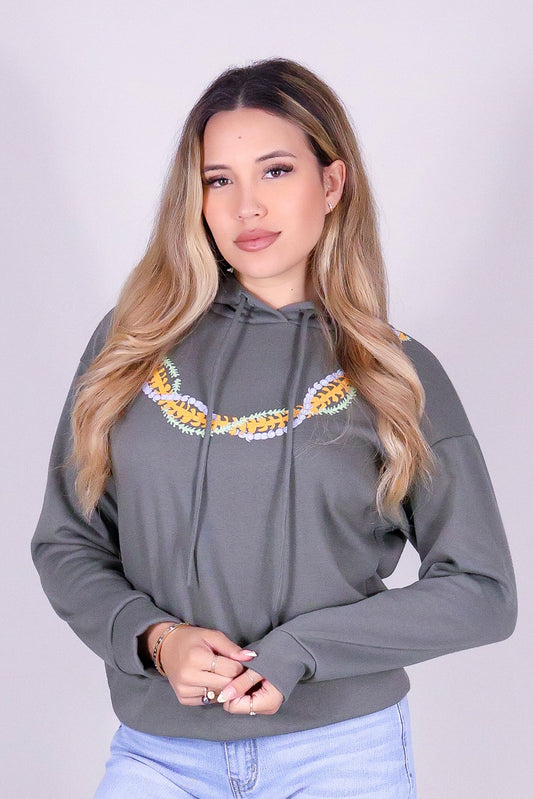 MIX LEI OVERSIZED HOODIE