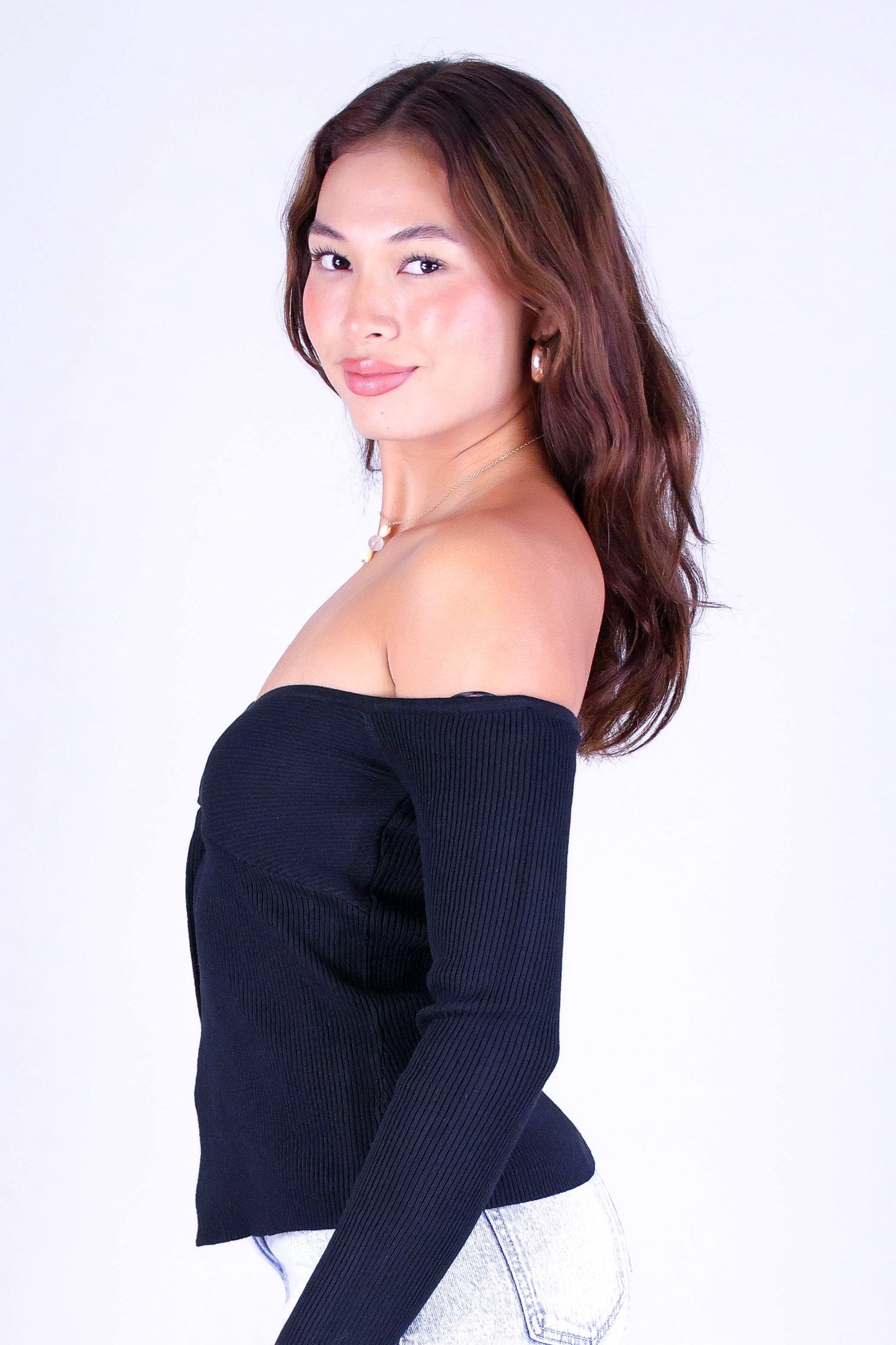 EFFORTLESS GLOW SWEATER FLYAWAY TOP