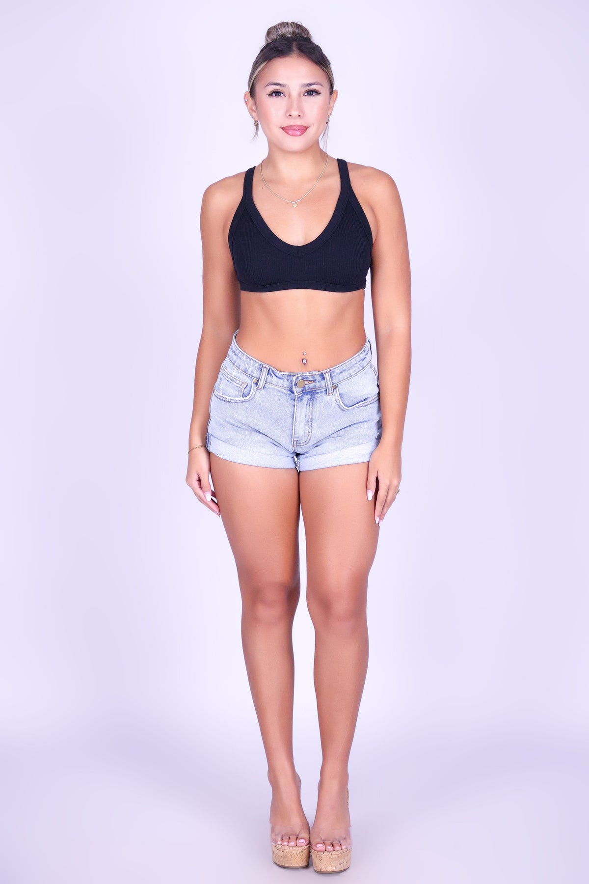 ON OUR WAY DENIM SHORTS